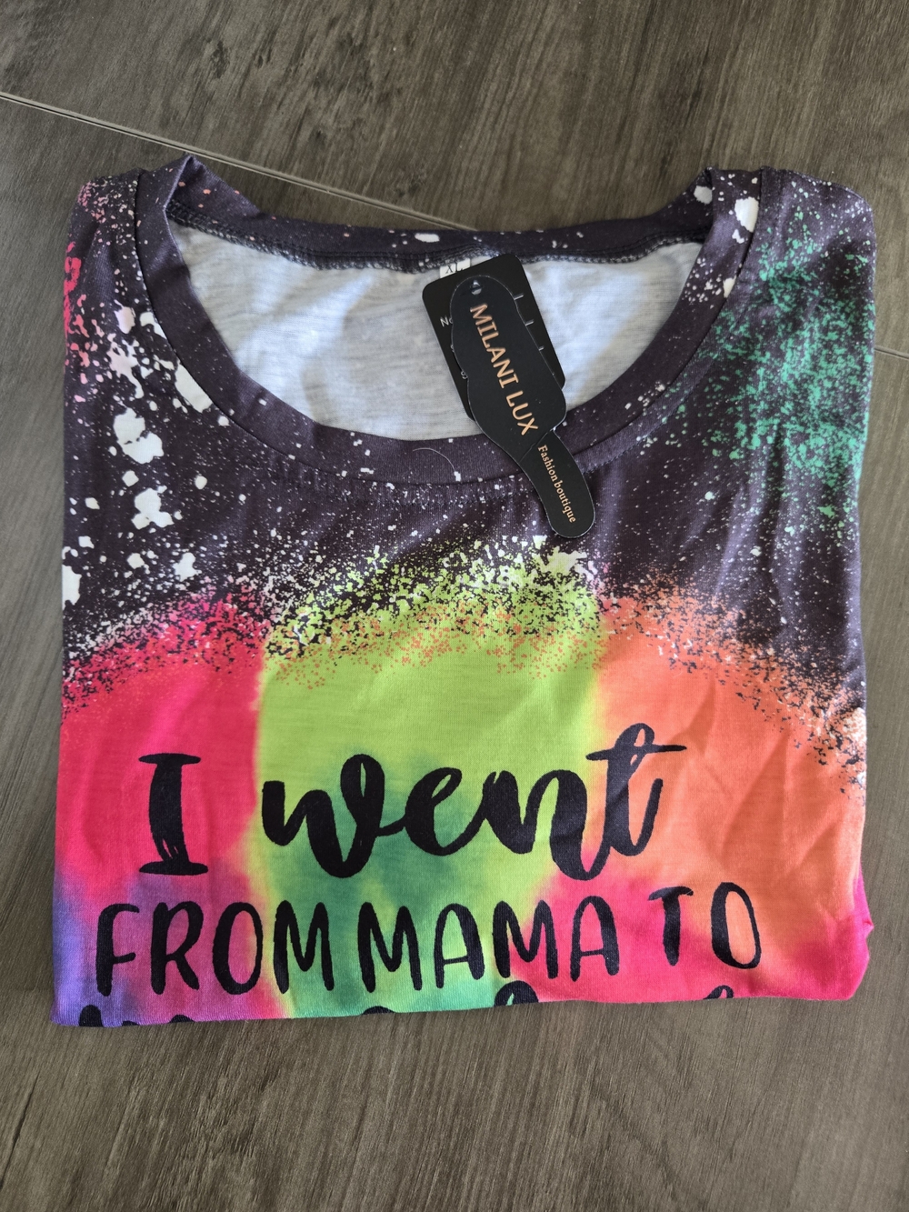 "I Went From Mama To Mommy To Mom To Bruh" Graphic T-Shirt 🌈✨